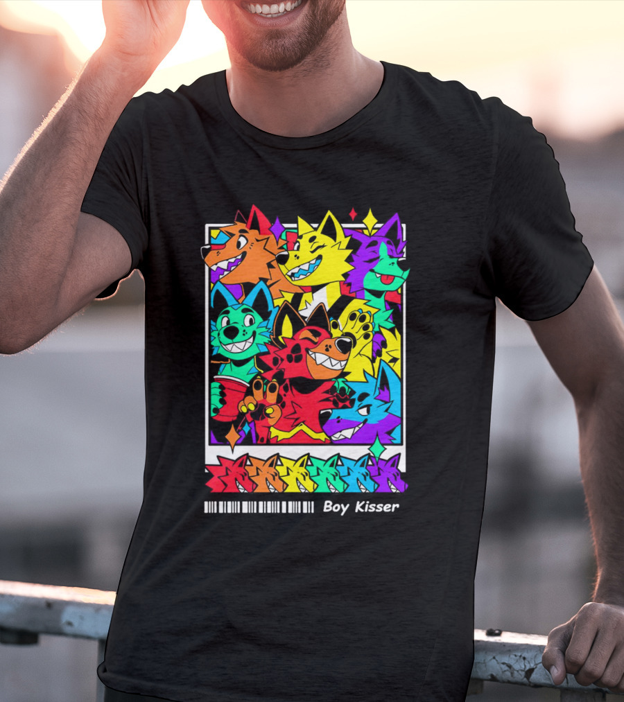 New Leaked Colorful Boy Kisser Fox Pack T-Shirt
