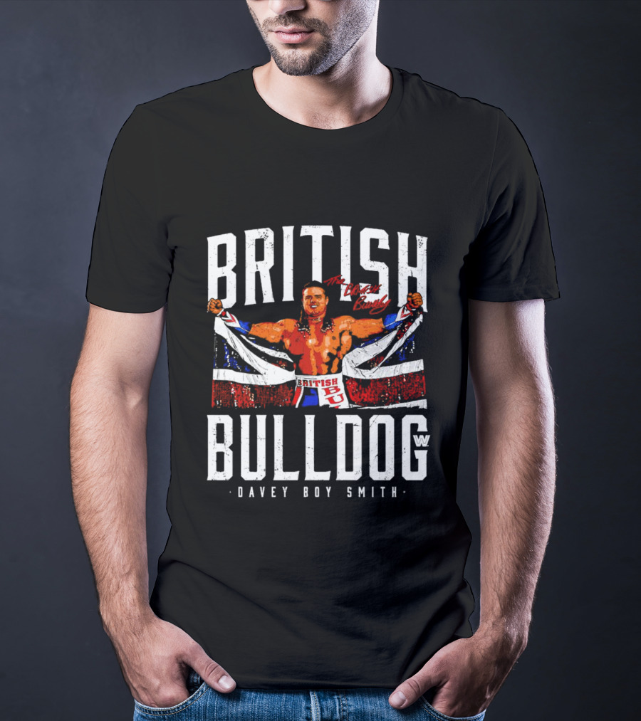 British Bulldog The British Beauty Davey Boy Smith WWE T-Shirt