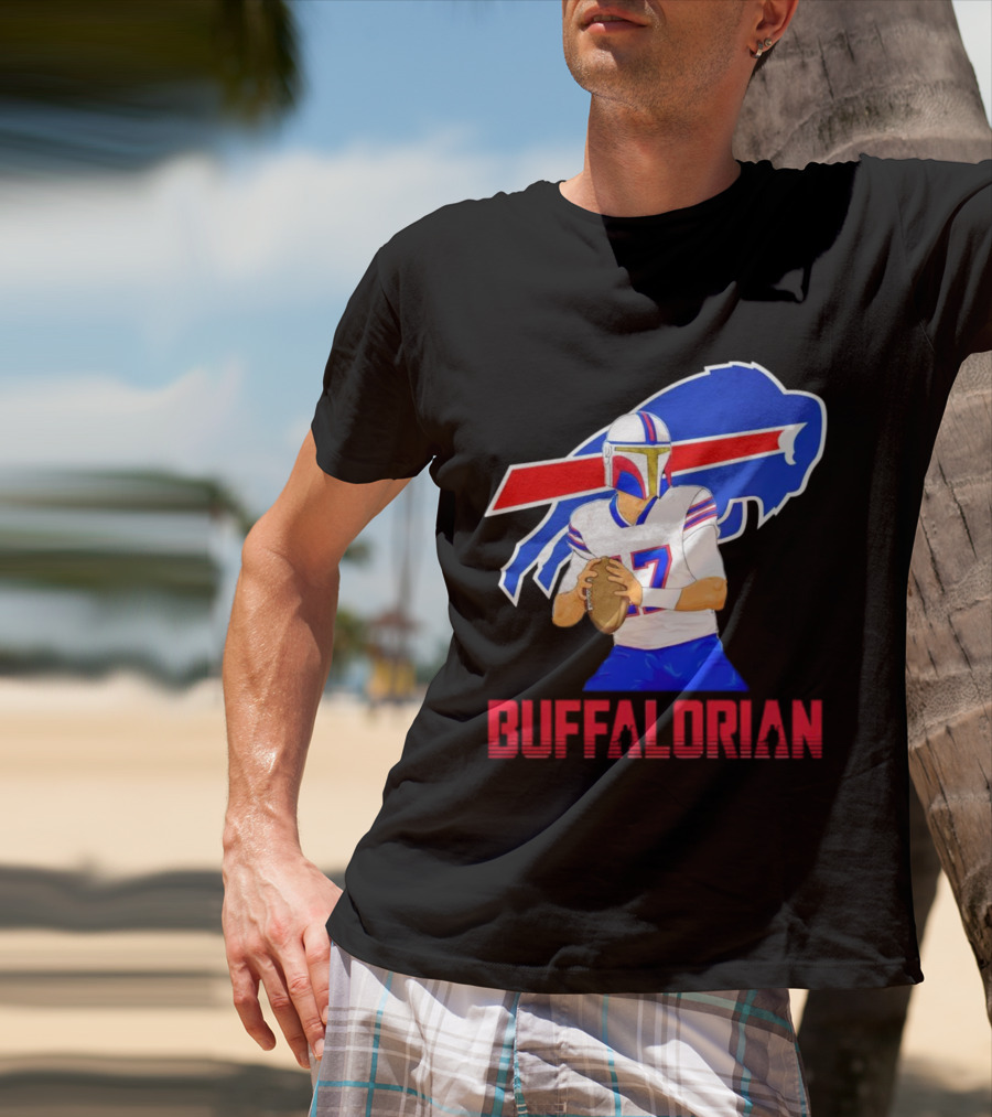 Bufflaorian Buffalo Bills Football Player With Buffalo T-Shirt