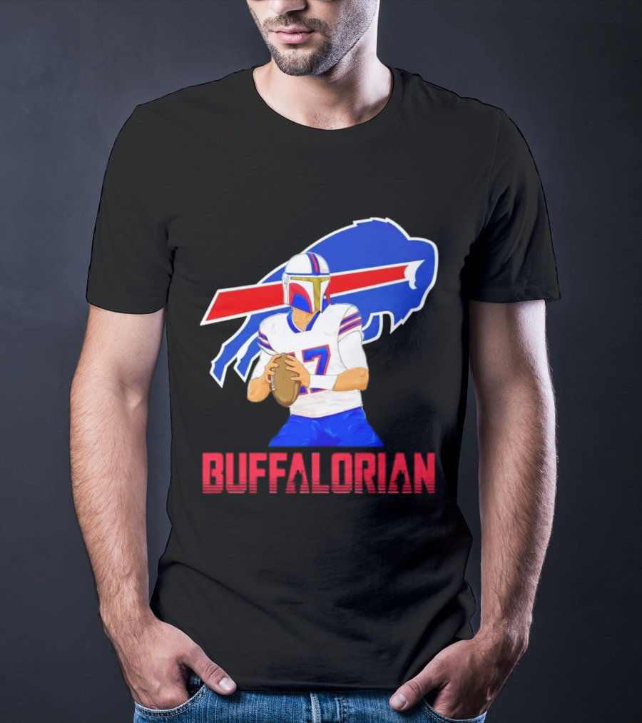 Bufflaorian Buffalo Bills Football Player With Buffalo T-Shirt
