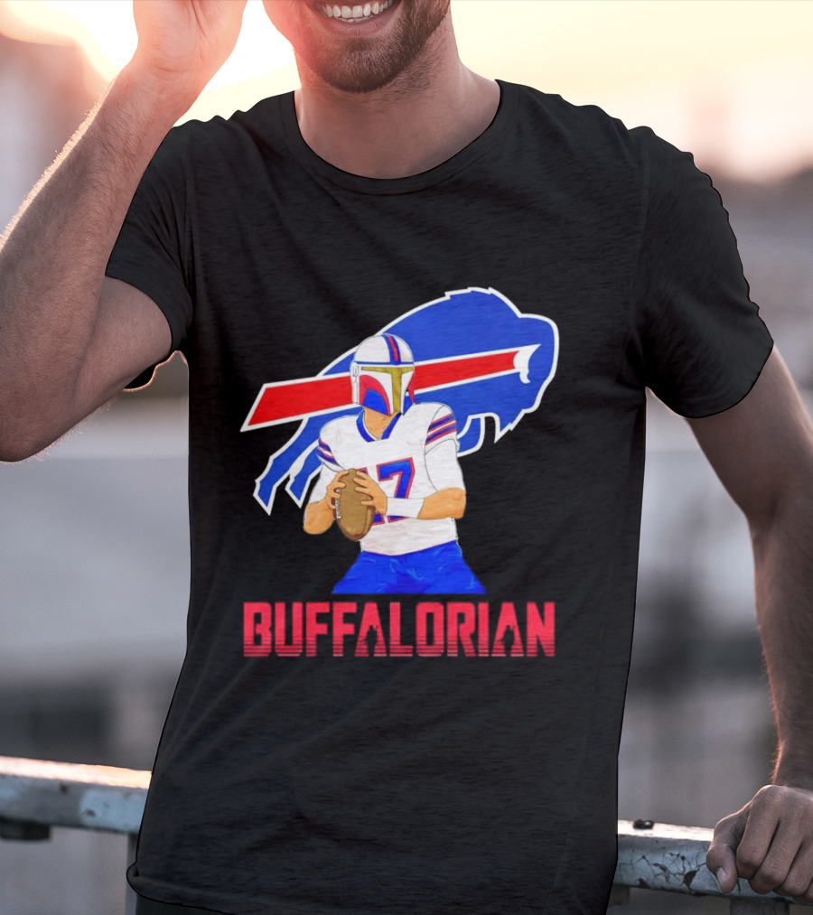 Bufflaorian Buffalo Bills Football Player With Buffalo T-Shirt