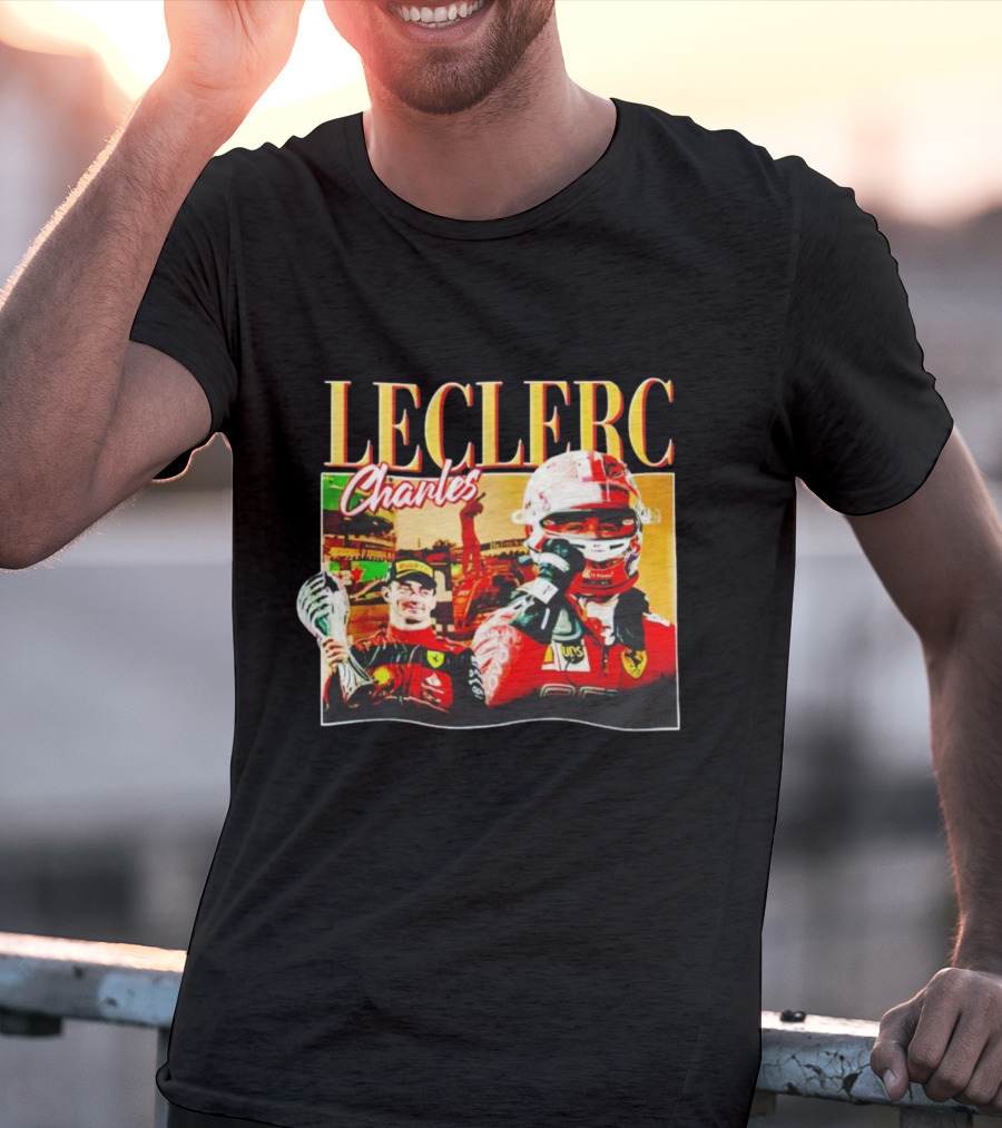 Leclerc Charles Racing Victory Celebration Legends T-Shirt