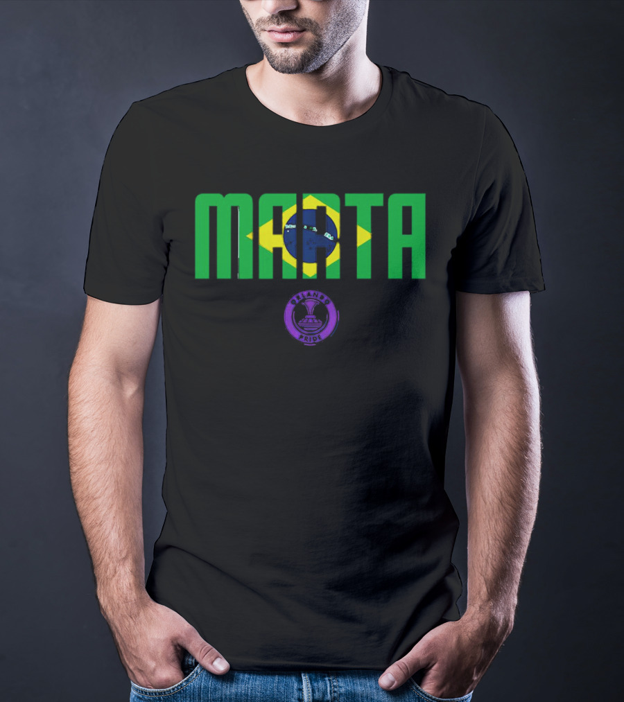 Marta Brazil Flag Orlando Pride T-Shirt