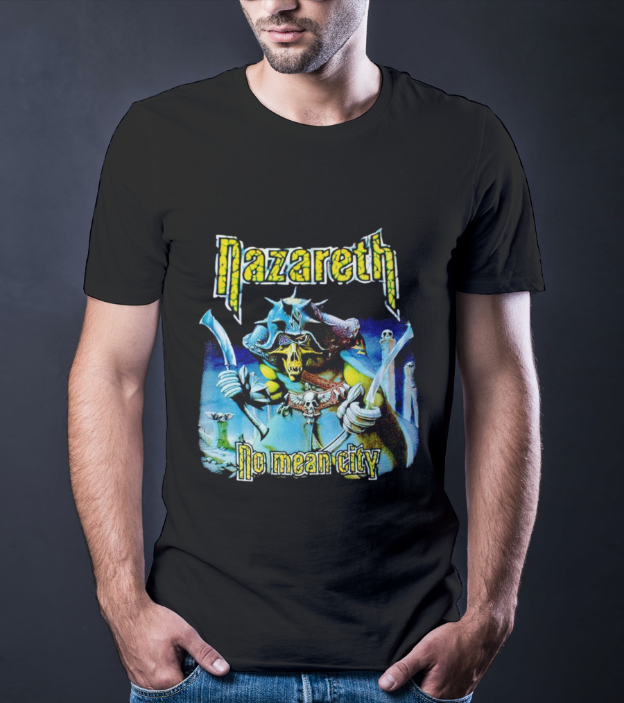 Nazareth No Mean City Skeleton Warrior T-Shirt