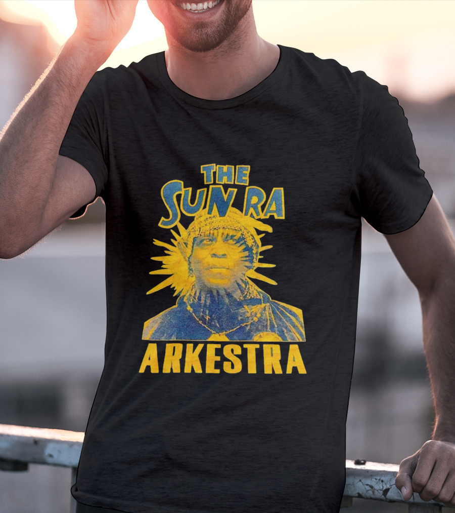 The Sun Ra Arkestra Cosmic Jazz Icon Yellow T-Shirt