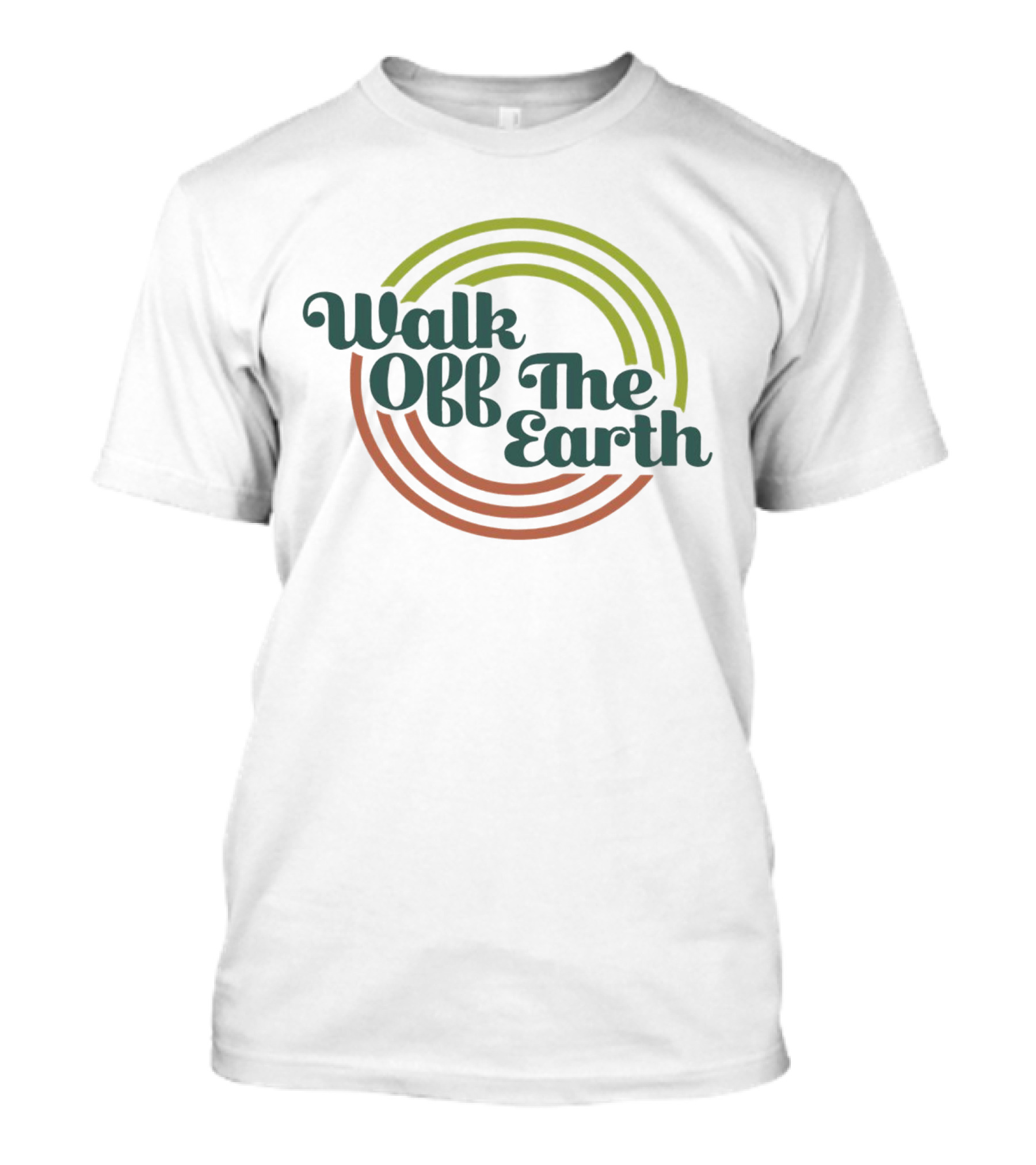 Walk Off The Earth Retro Circle Vintage Stripes T-Shirt