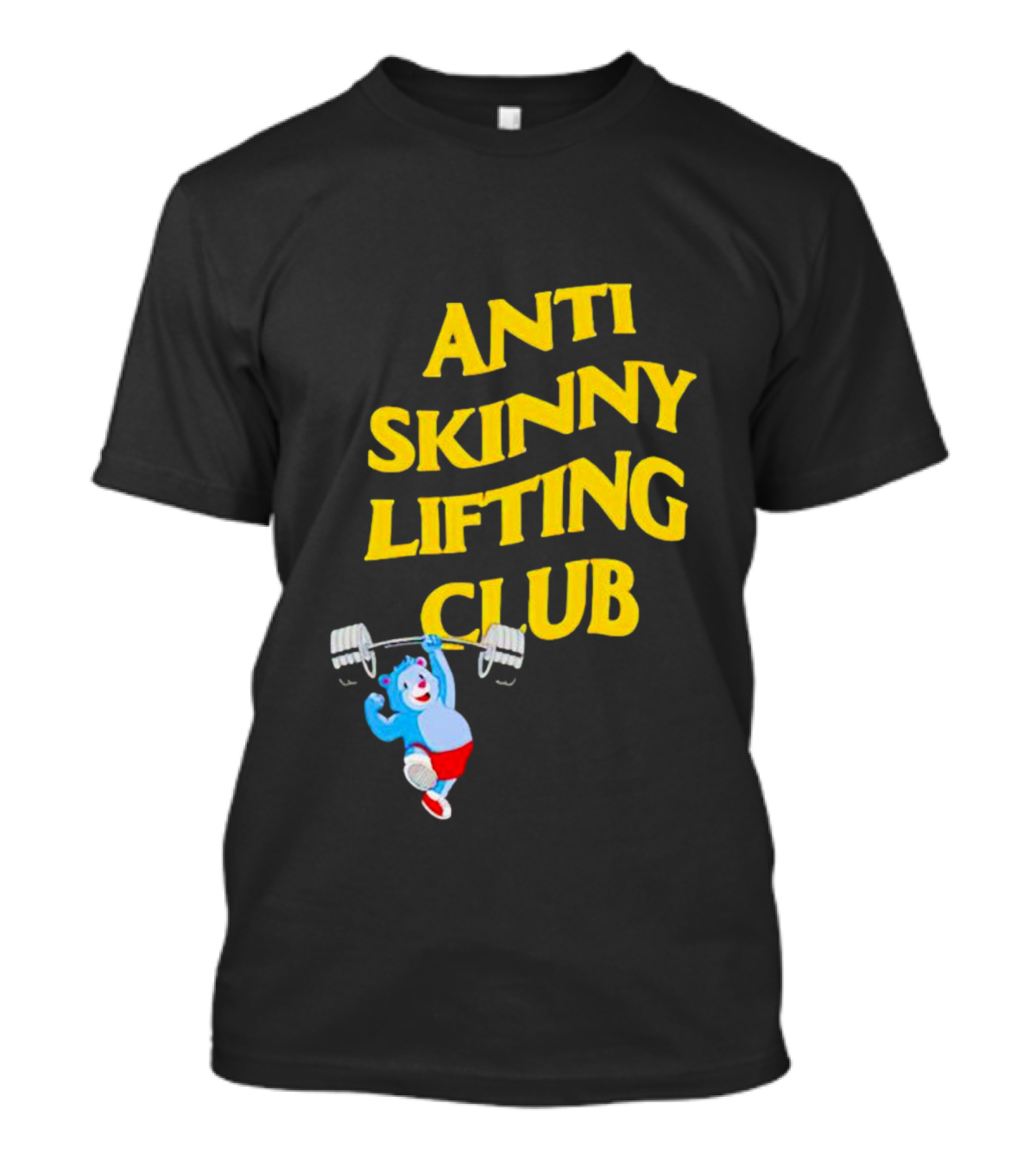 Anti-Skinny Lifting Club Bear Weightlifting T-Shirt
