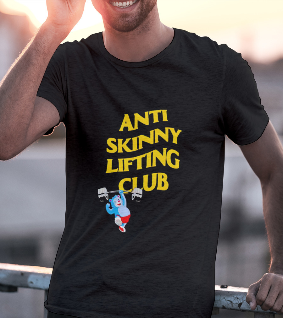 Anti-Skinny Lifting Club Bear Weightlifting T-Shirt