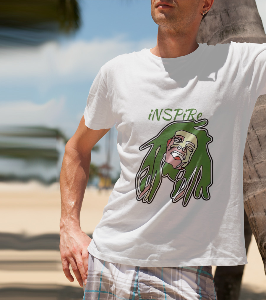 Bob Marley Inspire INSPiRe Green Hair T-Shirt