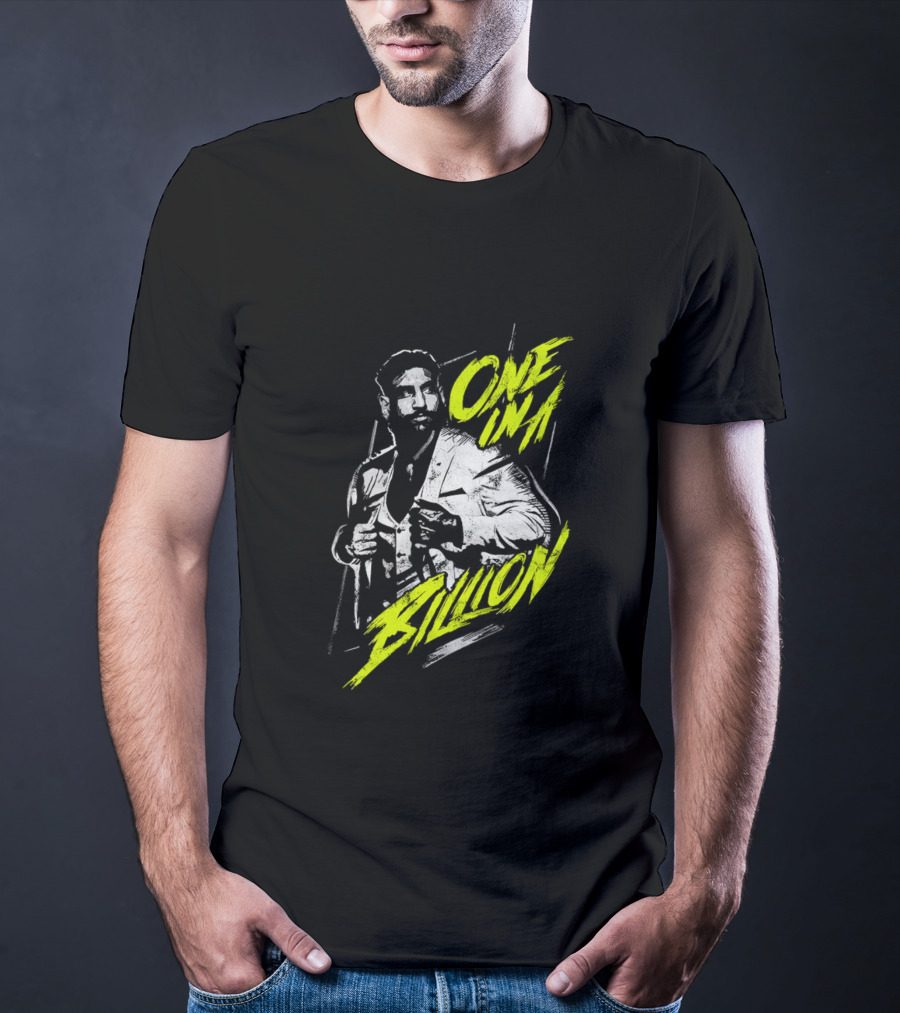 One In A Billion Satnam Singh Stylin’ Retro Vibe With Bold Neon Text T-Shirt