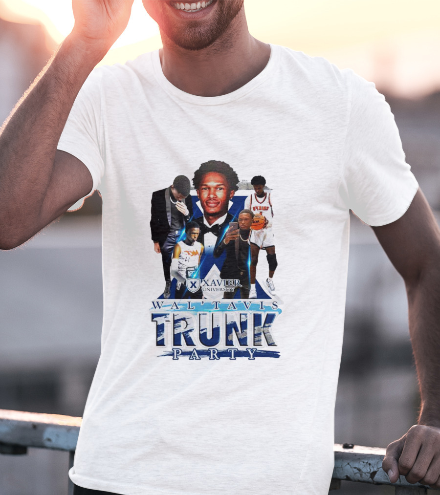 Xavier University Wal’ Tavis Trunk Party Basketball T-Shirt