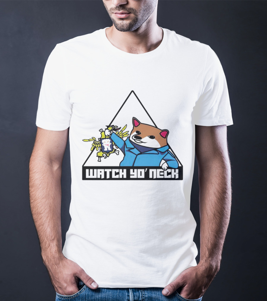 WATCH YO’ NECK RACOON HOLDING CHICKEN T-Shirt