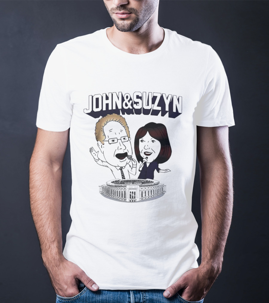 New York Yankees John And Suzyn Commentary At Yankee Stadium T-Shirt