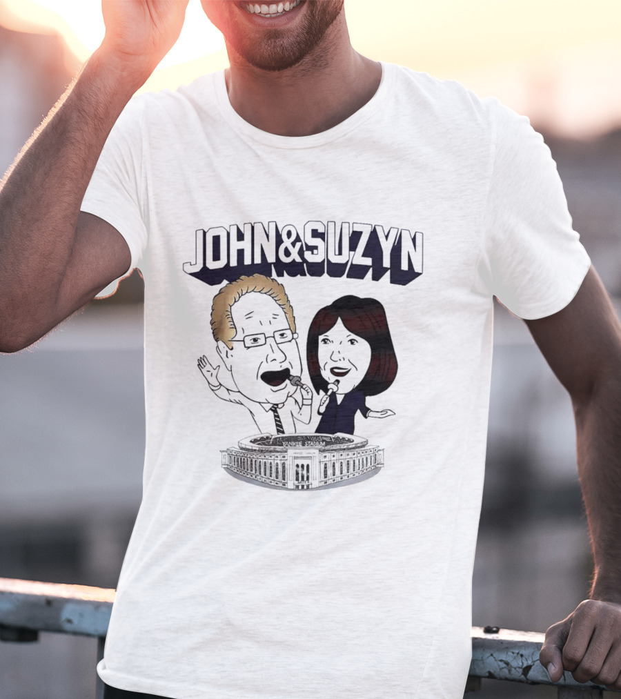 New York Yankees John And Suzyn Commentary At Yankee Stadium T-Shirt