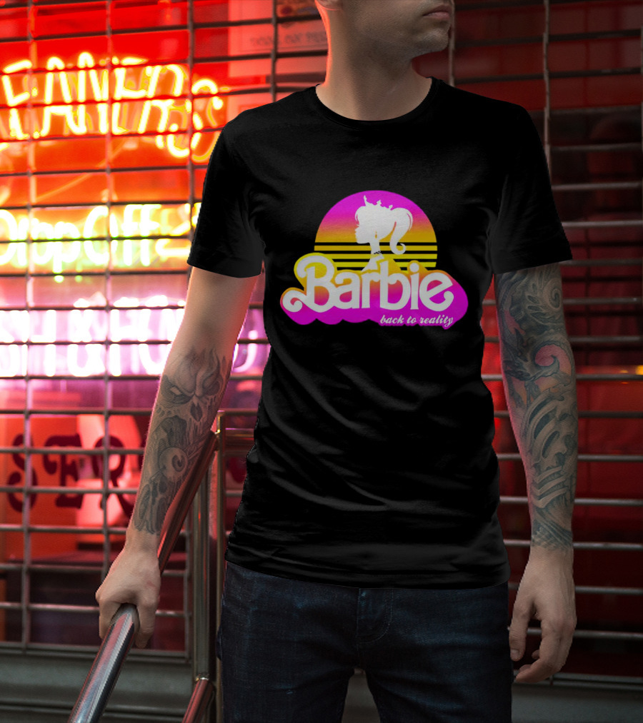 Barbie Back To Reality Retro Sunset T-Shirt