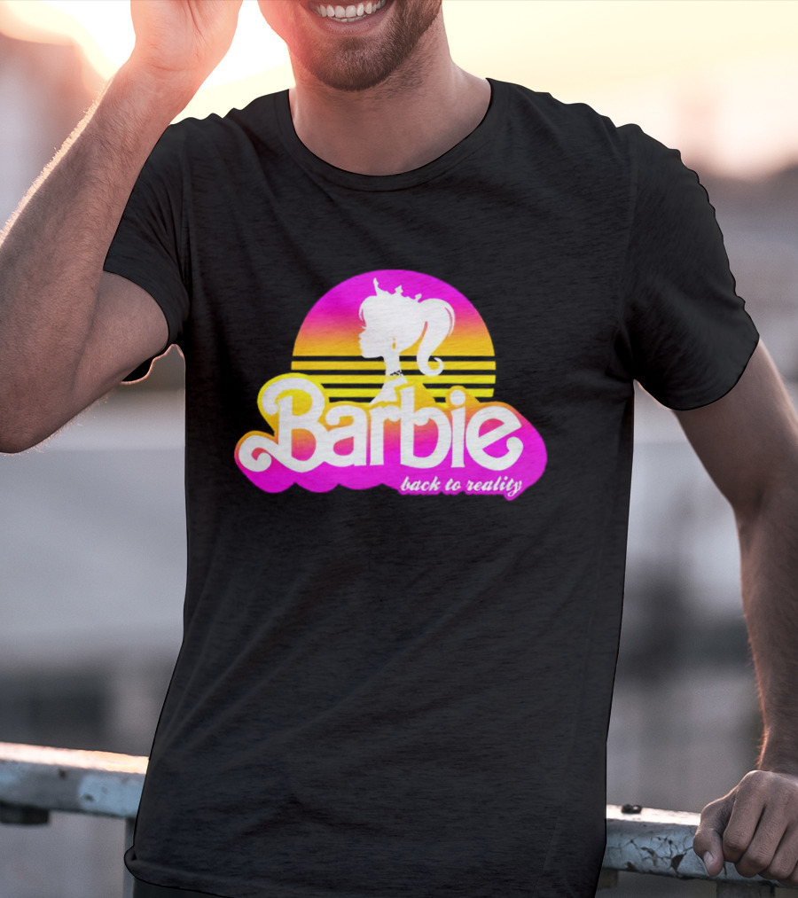 Barbie Back To Reality Retro Sunset T-Shirt