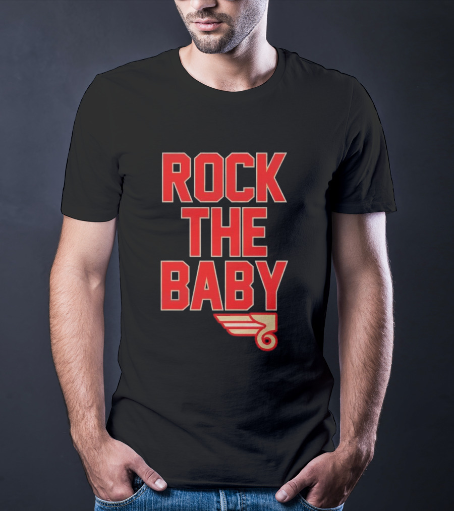 ROCK THE BABY Basketball Dunking T-Shirt