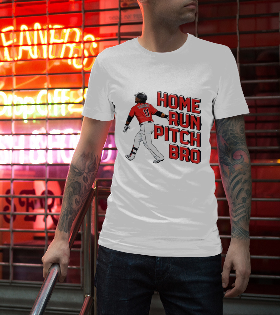 Jose Ramirez 11 Home Run Pitch Bro T-Shirt