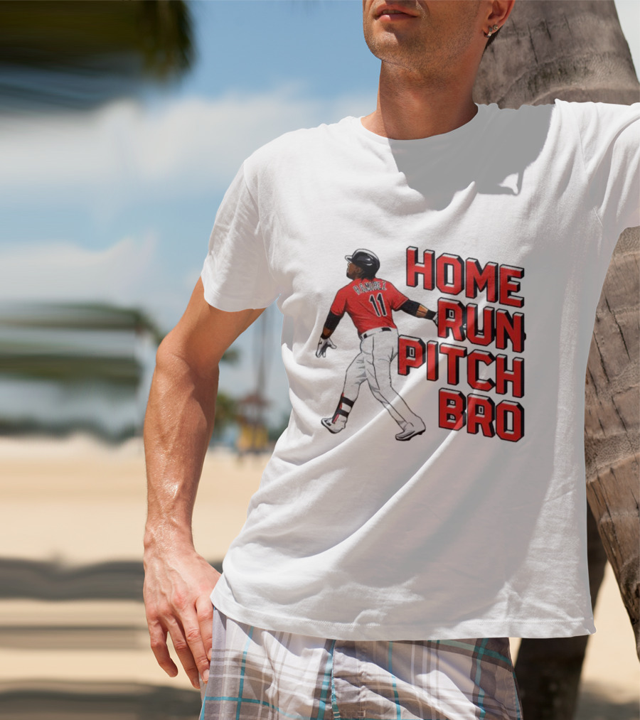 Jose Ramirez 11 Home Run Pitch Bro T-Shirt