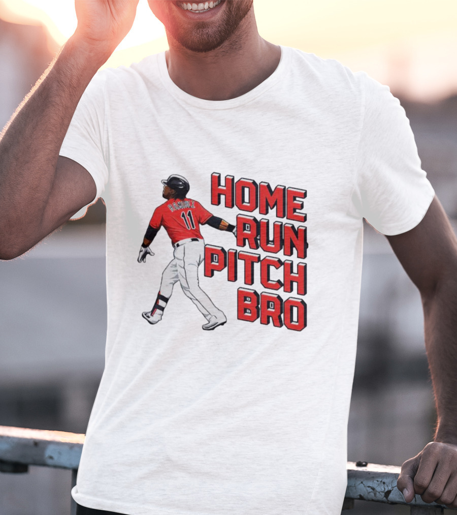 Jose Ramirez 11 Home Run Pitch Bro T-Shirt