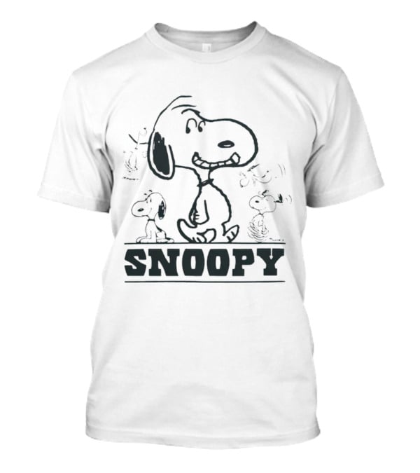 Peanuts Snoopy Sketch Montage T-Shirt