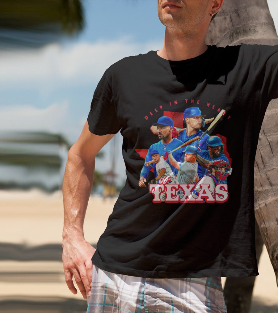 Deep In The Heart Of Texas Baseball T-Shirt