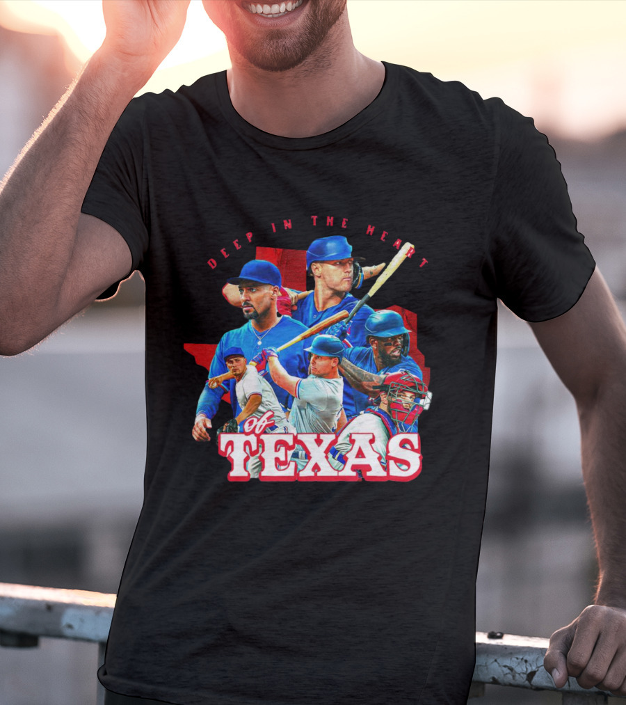 Deep In The Heart Of Texas Baseball T-Shirt