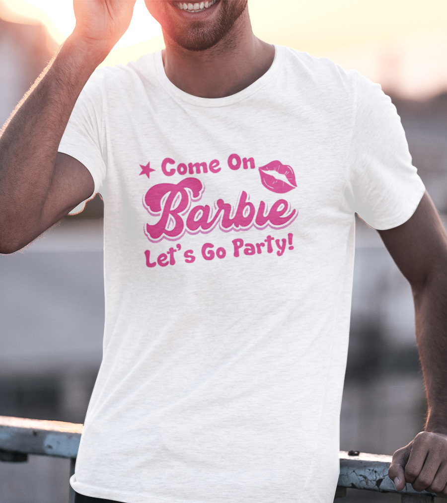 Come On Barbie Let's Go Party Lip T-Shirt