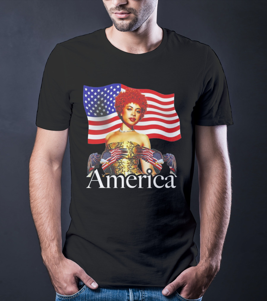 Ice Spice America United States Flag T-Shirt