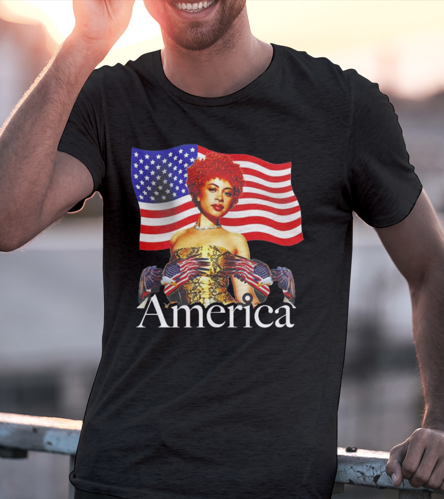 Ice Spice America United States Flag T-Shirt