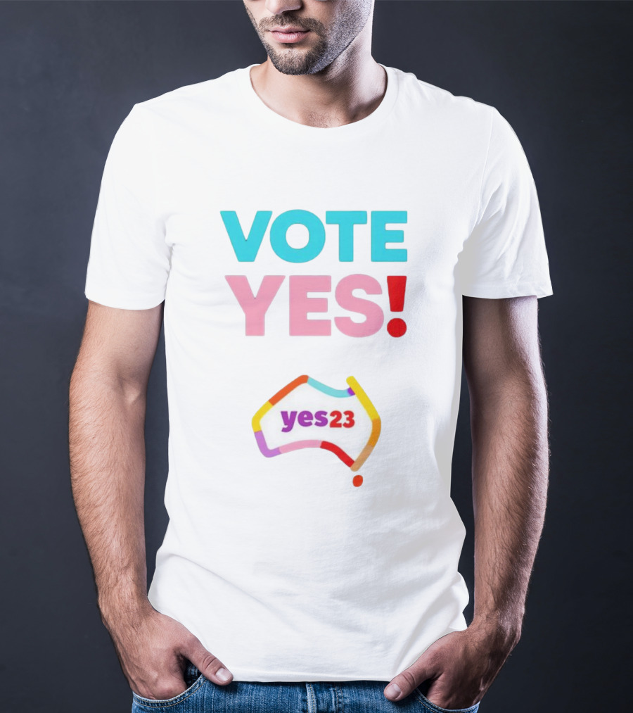 Vote Yes Yes23 Australia Map T-Shirt
