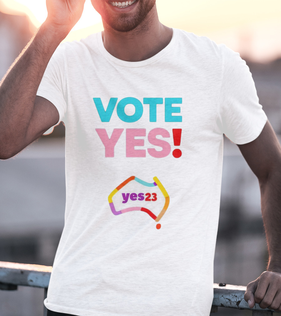Vote Yes Yes23 Australia Map T-Shirt