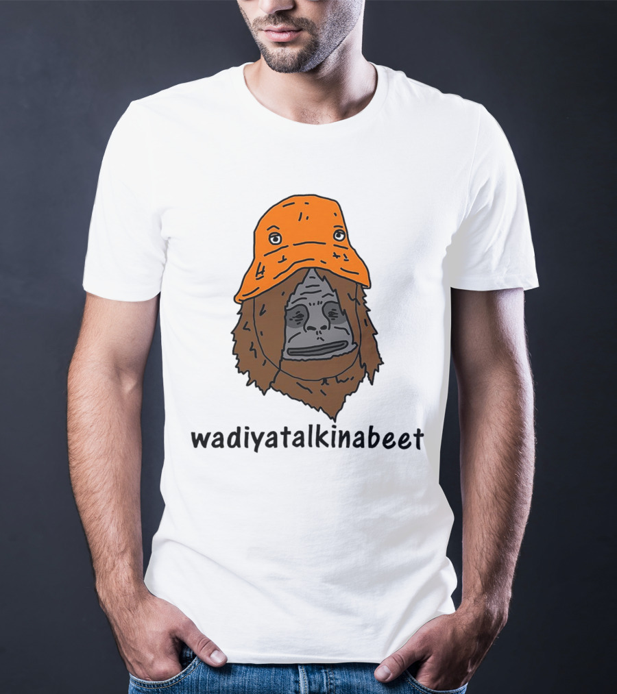 Big Lez Show Wadiyatalkinabeet Orange Hat Cartoon Character T-Shirt