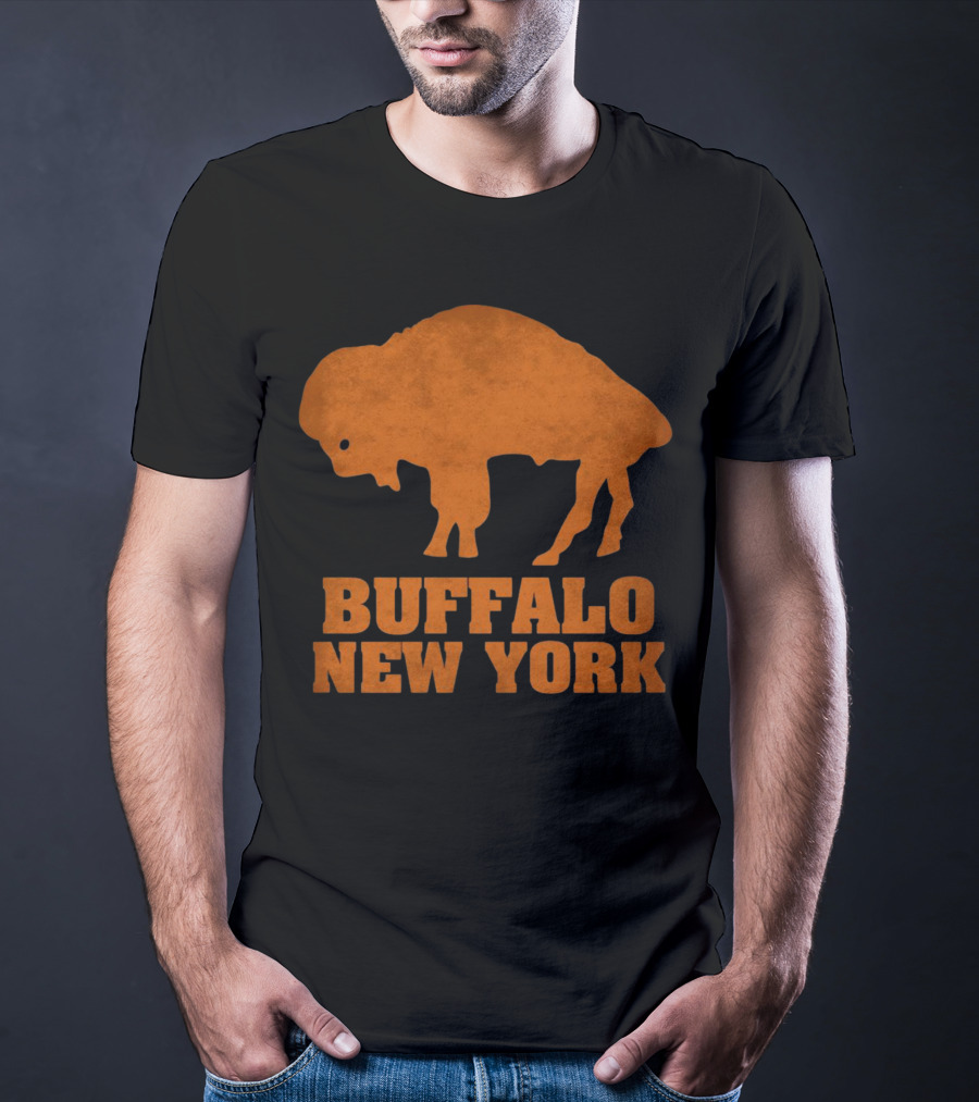 Buffalo New York Bold Orange Buffalo T-Shirt