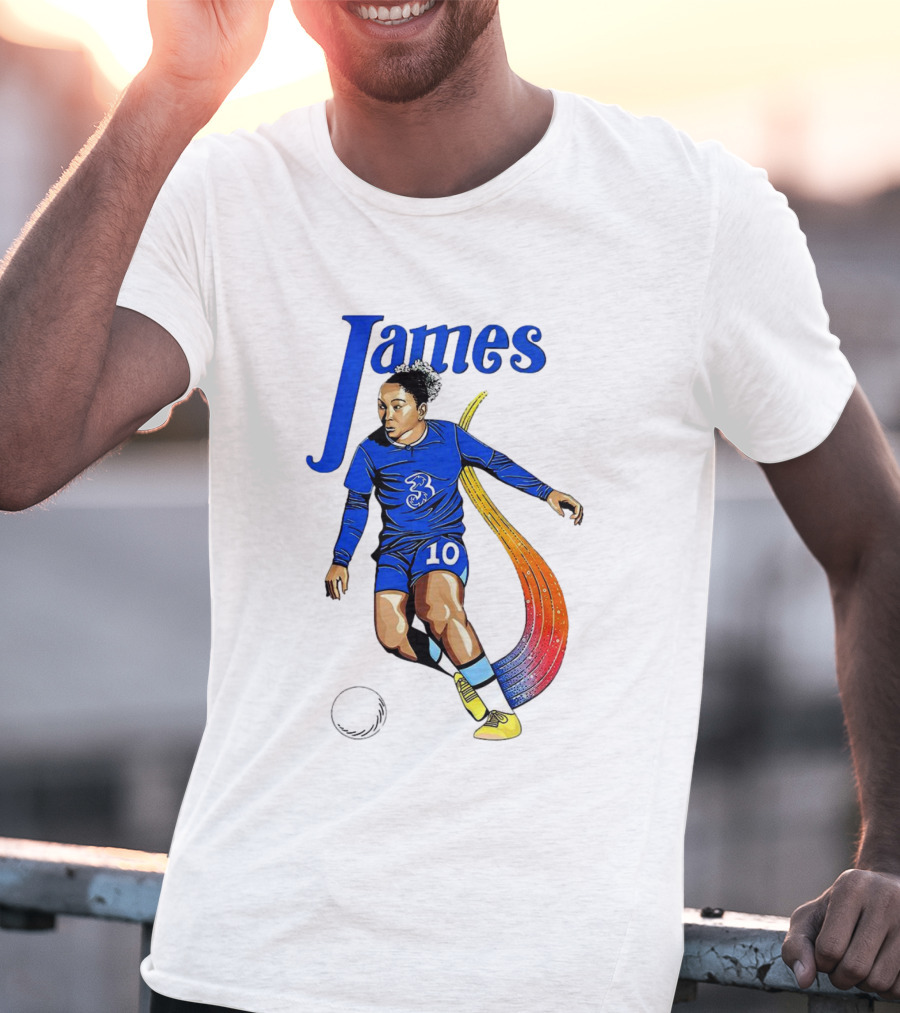 Chelsea Women Soccer Lauren James Number 10 Cheat Code T-Shirt