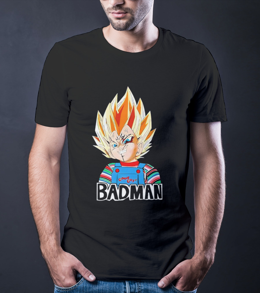 Vegeta Badman Good Guys Mashup T-Shirt