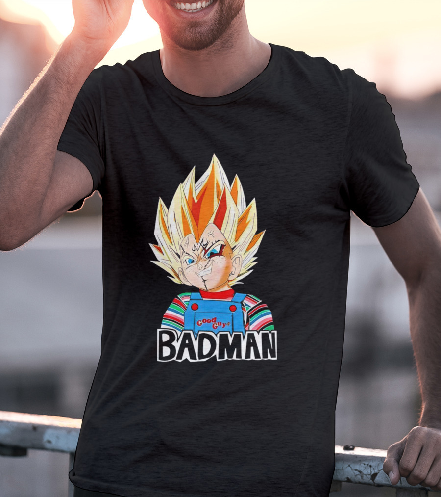 Vegeta Badman Good Guys Mashup T-Shirt