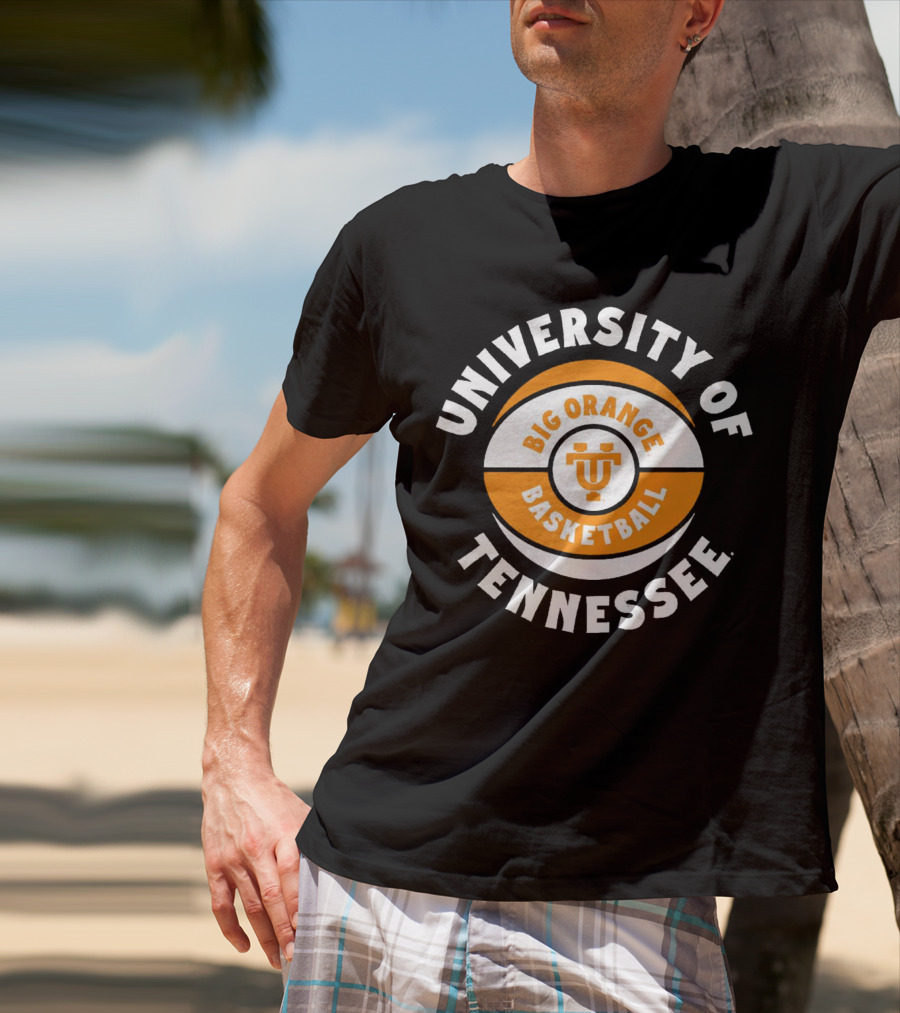Big Orange Basketball Vintage University Of Tennessee T-Shirt