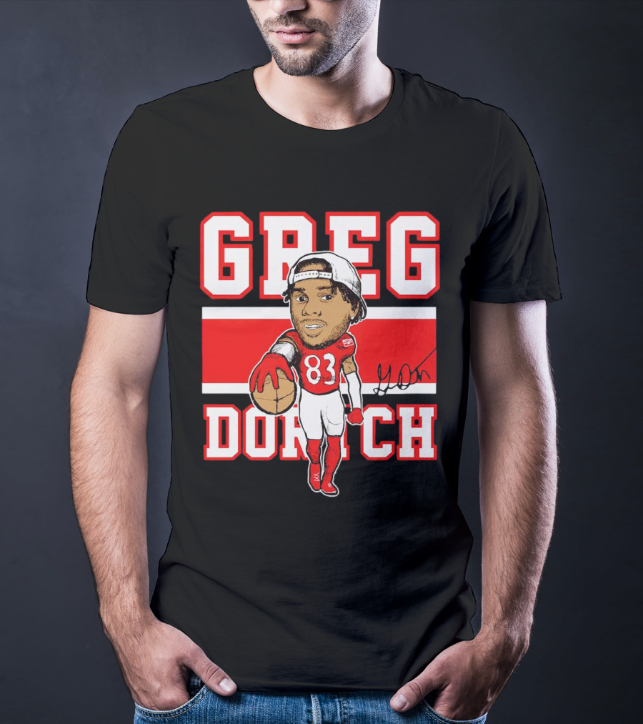 Greg Dortch 83 Arizona Cardinals Signature T-Shirt