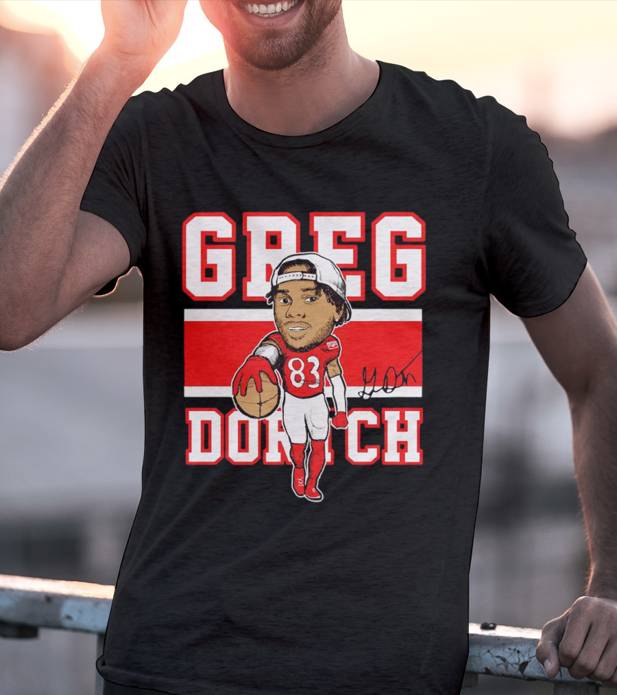 Greg Dortch 83 Arizona Cardinals Signature T-Shirt
