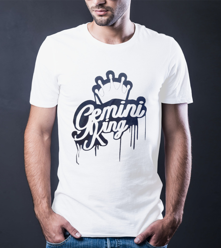 Gemini King Dripping Crown T-Shirt