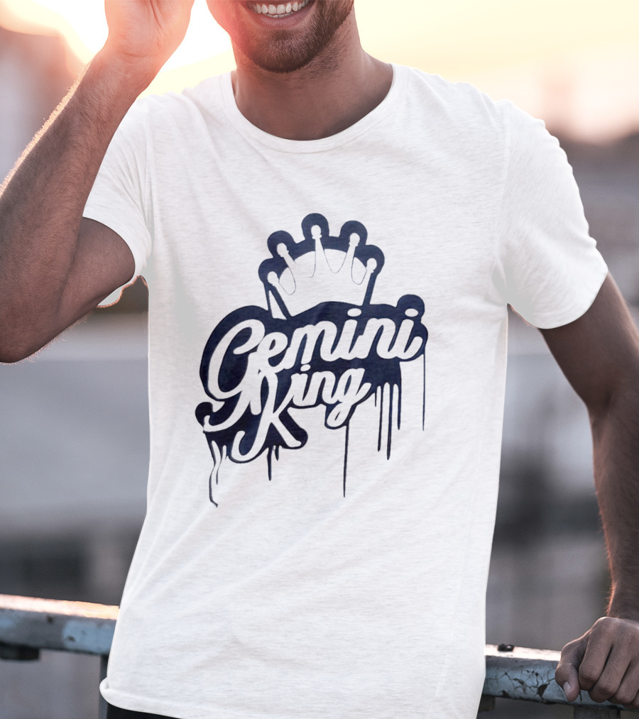 Gemini King Dripping Crown T-Shirt