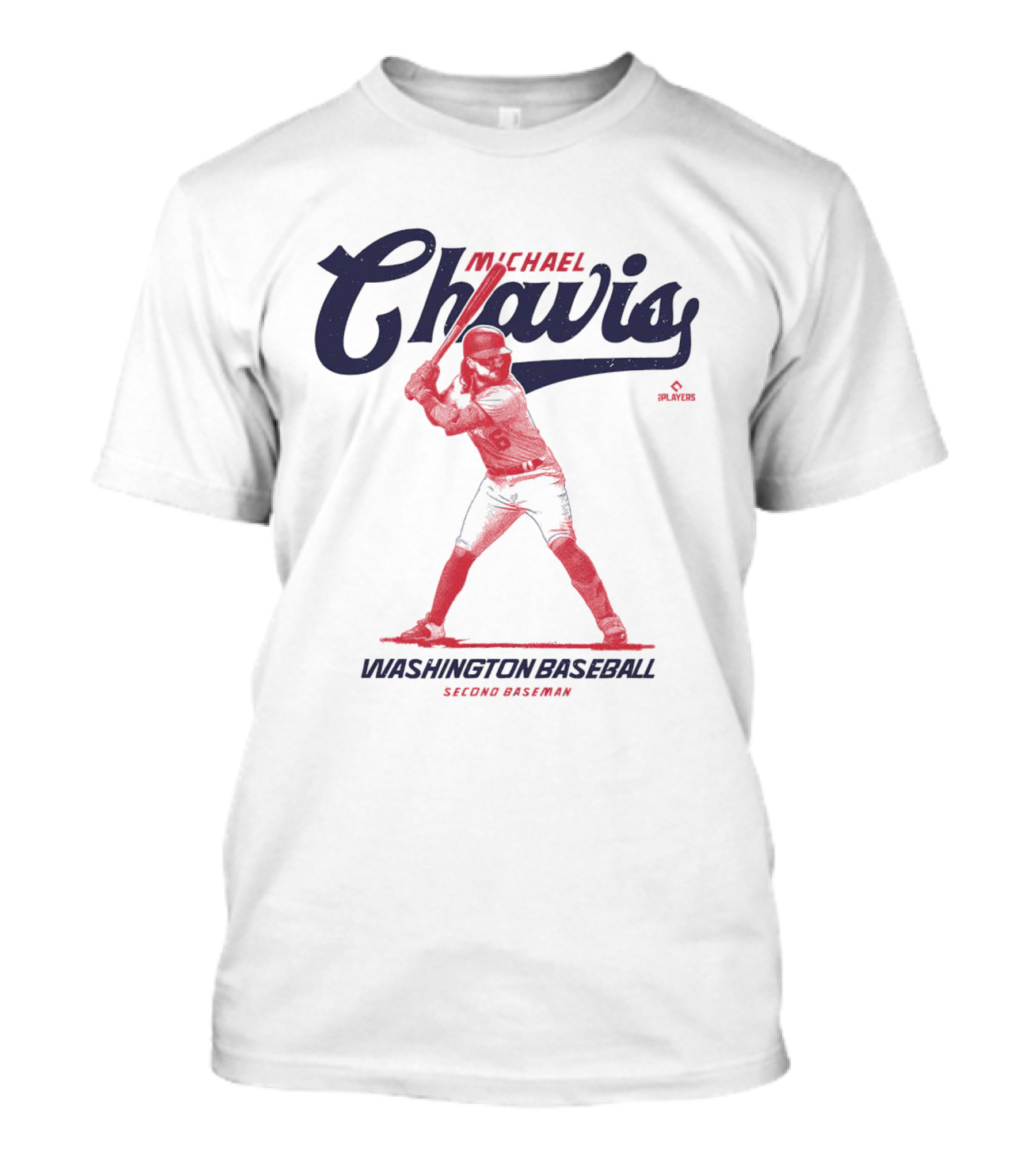 Michael Chavis Washington Baseball Second Baseman Player Vintage T-Shirt