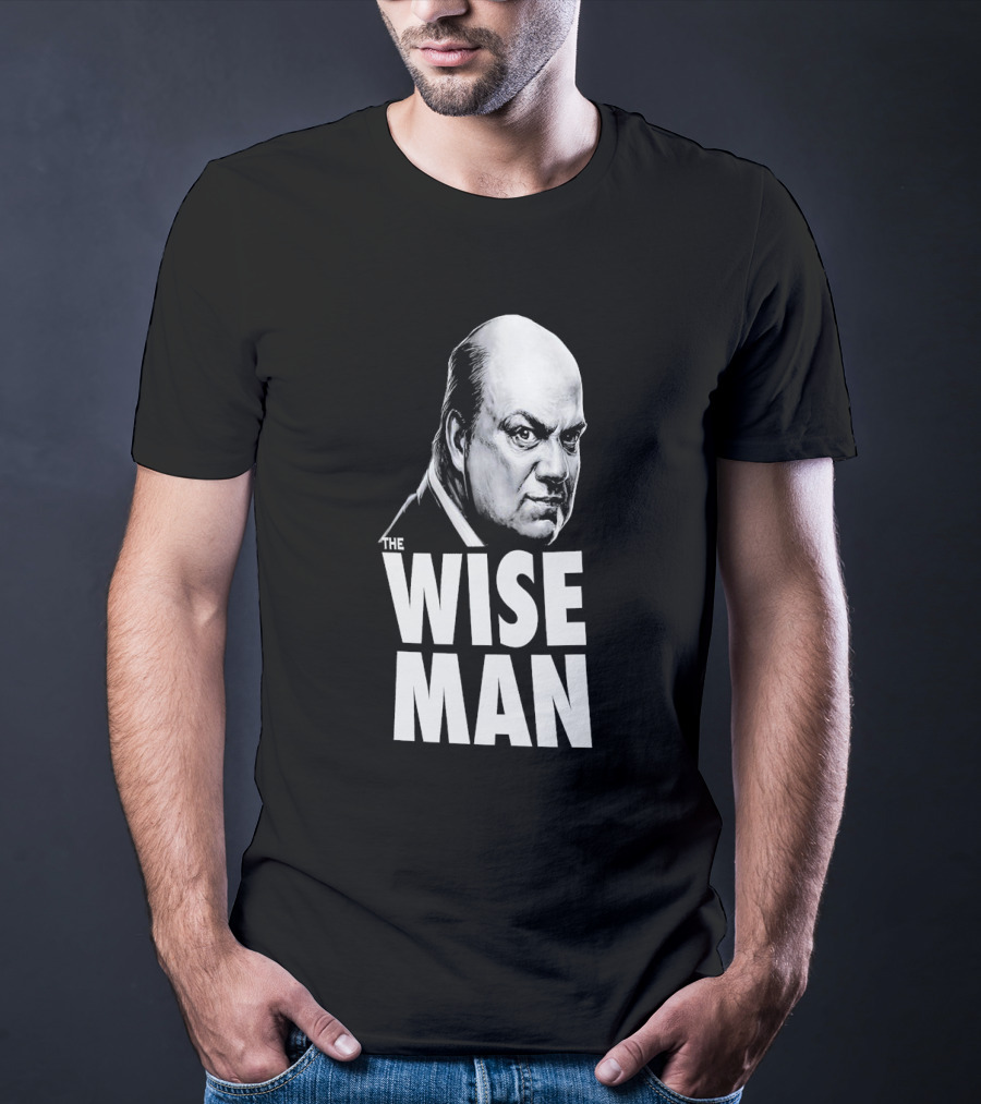 Paul Heyman The Wise Man Portrait WWE Acknowledgment T-Shirt
