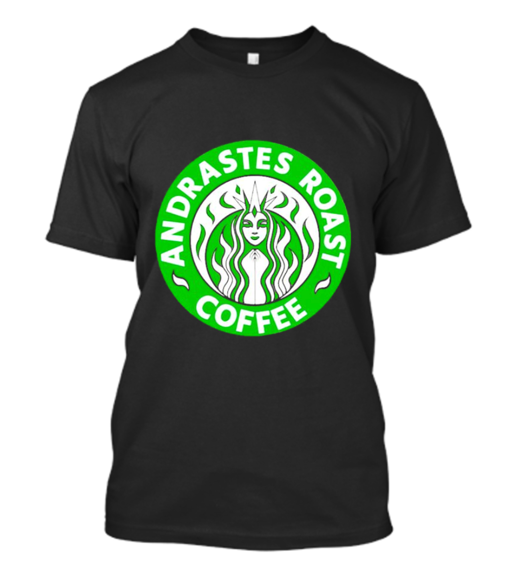 Andrastes Roast Coffee Inquisition Green T-Shirt