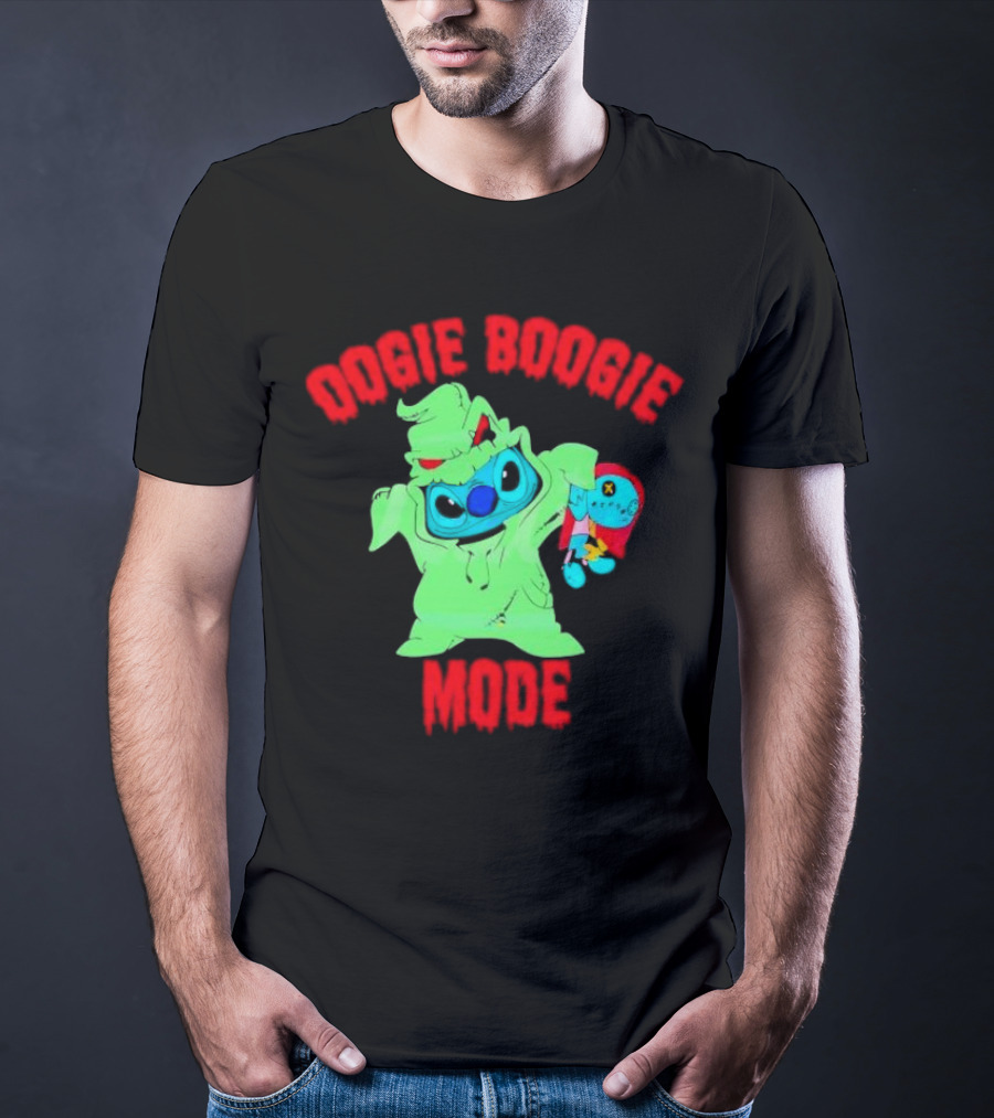 Stitch In Oogie Boogie Mode Halloween Voodoo Doll T-Shirt