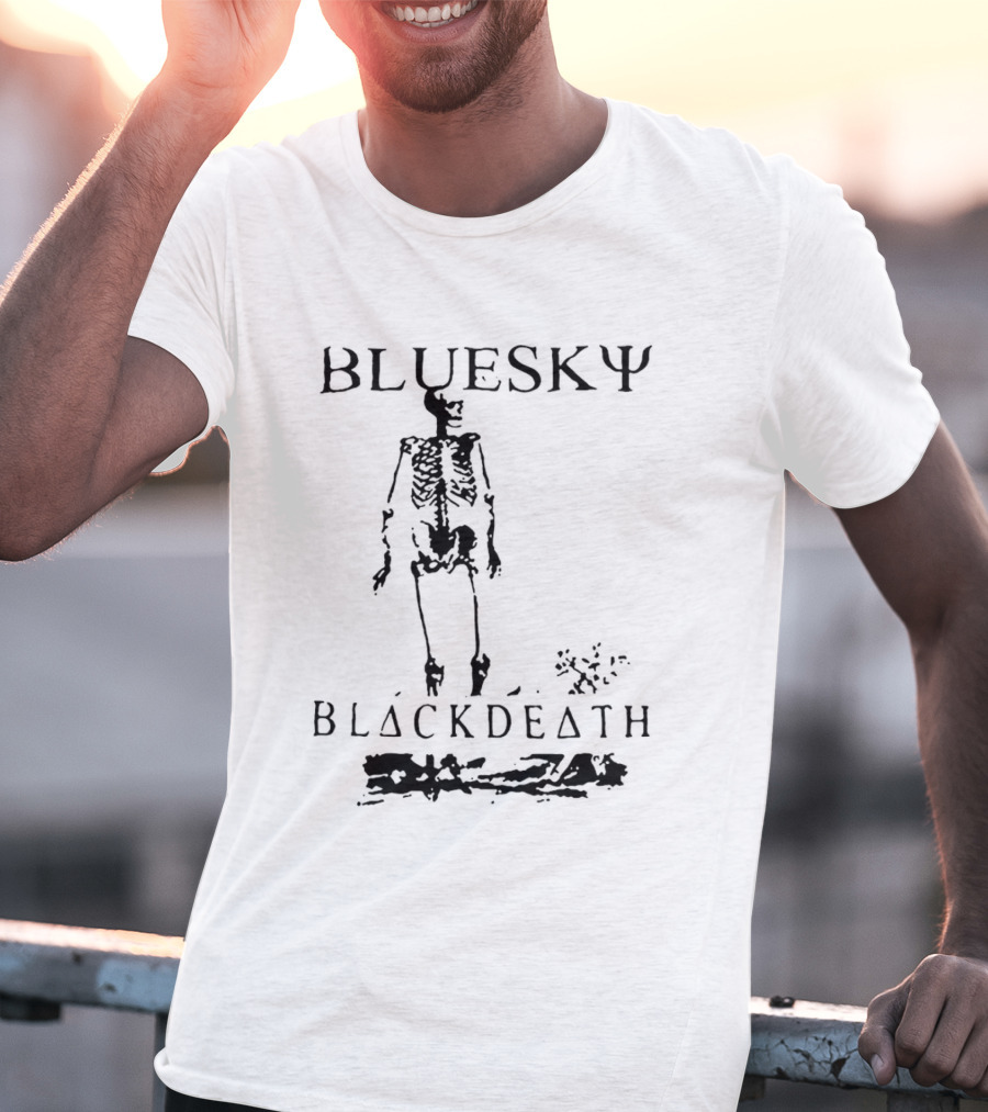 BLUESKY BLACKDEATH Skeleton T-Shirt
