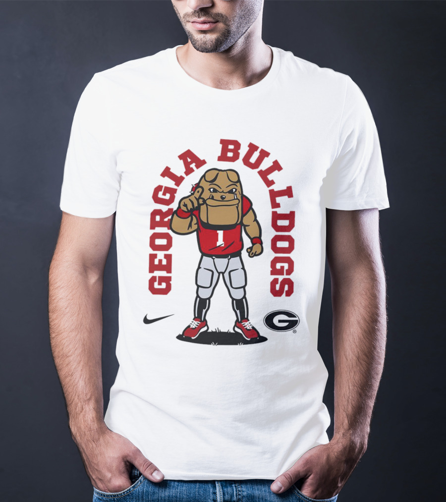 Georgia Bulldogs Mascot Athletic Bulldog T-Shirt