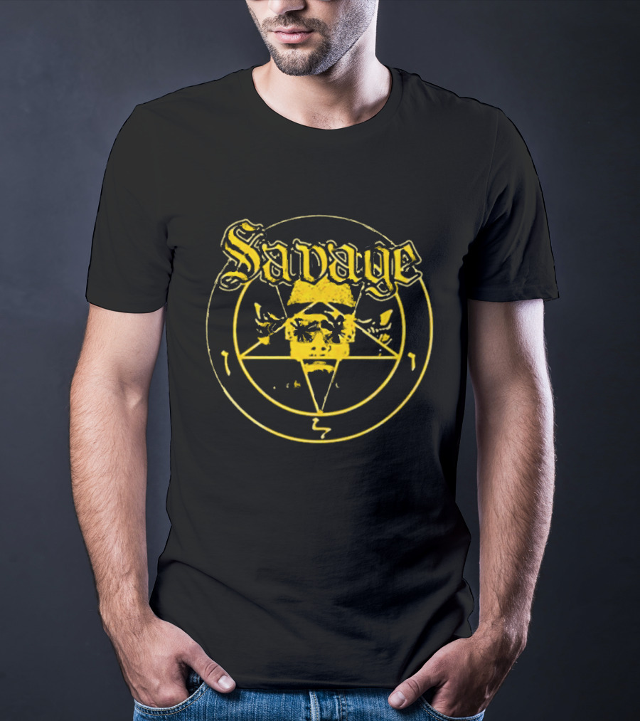 Savage Macho Man Randy Savage Venom Baphomet T-Shirt