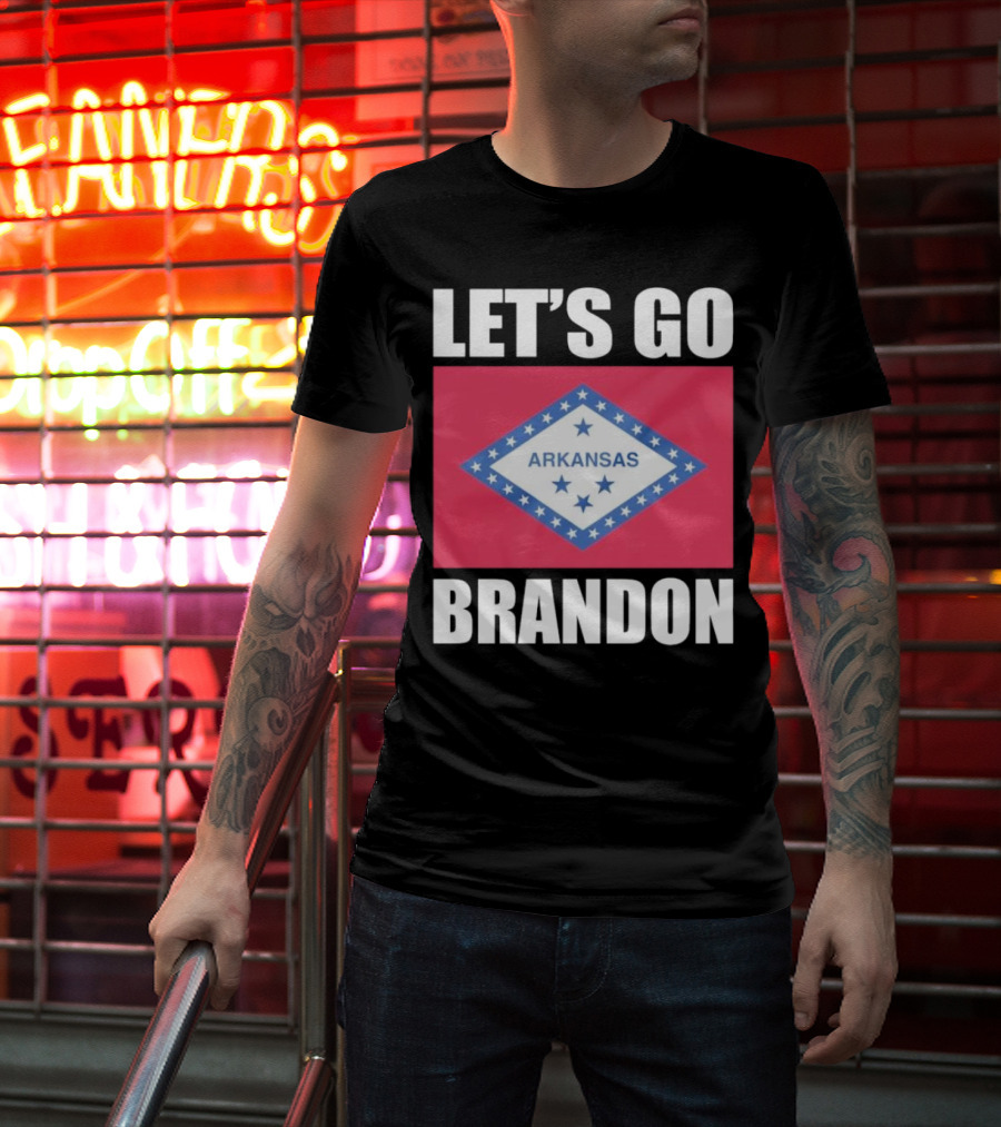LET'S GO BRANDON ARKANSAS FLAG T-Shirt